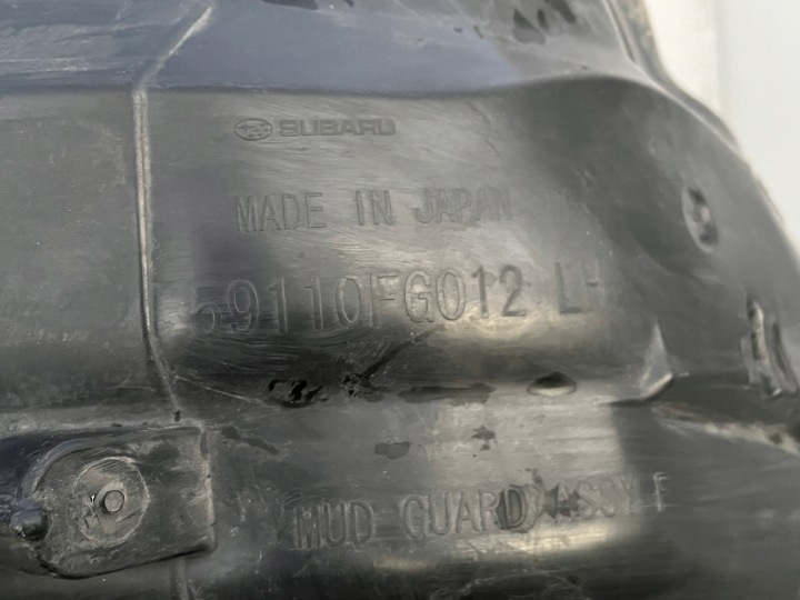 фото №9, Подкрылок левое subaru impreza 08-12 перед передние 59110fg012