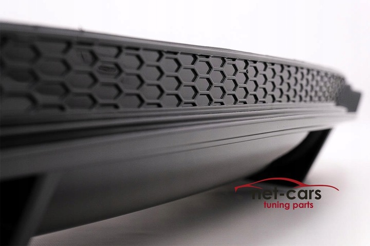 фото №13, Диффузор спойлер накладка audi a5 b9 f5 16-19 чёрный блеск бампер s line
