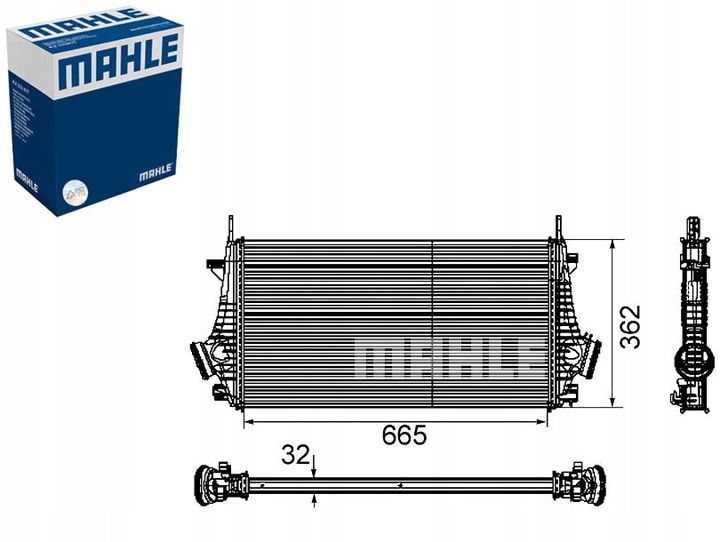фото №1, Інтеркулер радіаторів повітря впускний chevrolet malibu opel