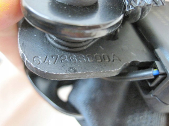 фото №5, Застёжка застёжка ремней безопасности opel astra 6478641etc 647866500b