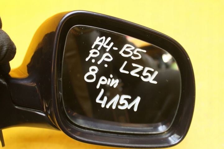фото №8, Зеркало правое перед 8 pin a4 b5 lz5l