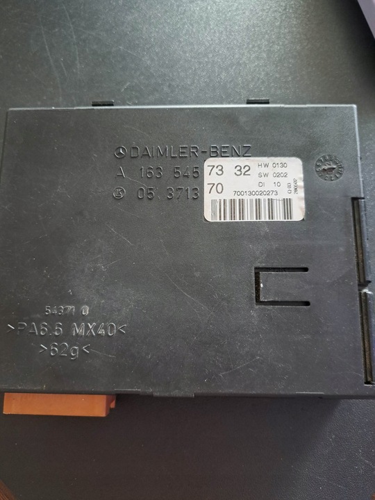 фото №1, Модуль комфорту mercedes ml 163 a1635457332
