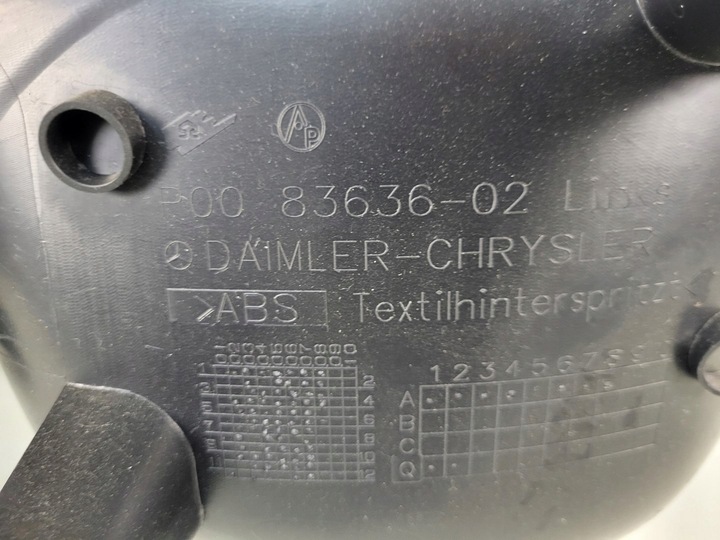 фото №12, Mercedes clk a209 w209 рестайлинг набор amg боковина обивка левый зад