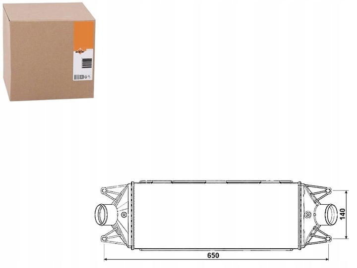 фото №1, Интеркулер iveco daily iv 3.0d 07.07-08.11 nrf