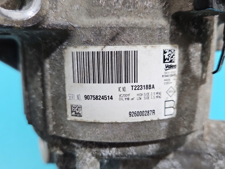 фото №7, Компресор компресор кондиціонера dacia sandero ii 12-20 926000287r t22318ba