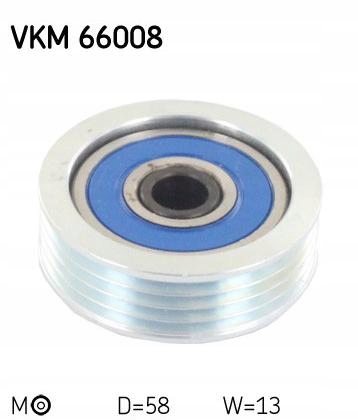 РОЛИК НАТЯГУВАЧА SKF VKM 66008