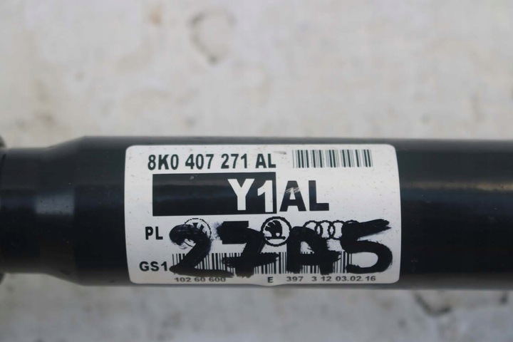 фото №7, Audi a4 a5 піввісь перед 8k0407271al 8k0 407 271 al передня 8k b8 8t 8f 8k04