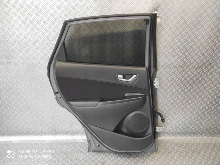 фото №15, Hyundai kona i двері передні ліві перед двері задні ліві зад сірий комплект