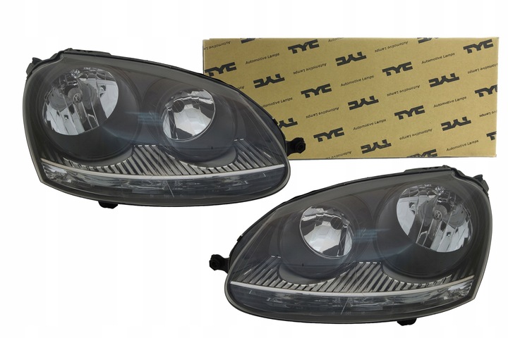 фото №14, Tyc vw golf v jetta фара лампа перед левая правая набор 03-10
