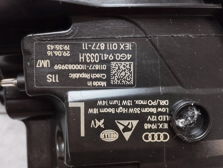 фото №12, Audi a6 c7 4g рестайлинг капот бампер лампы pas крылья ly9t