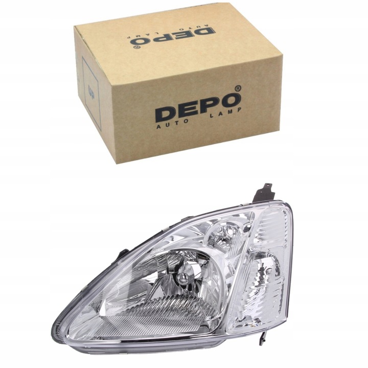 фото №1, Фара лампа ліва do honda civic vii хетчбек 2000-2006