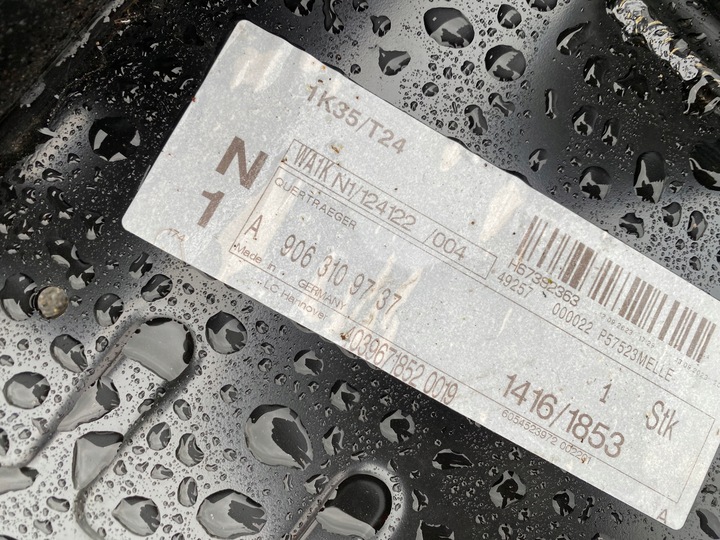 фото №2, Mercedes sprinter 906 w906 a9063109737 pas стена зад новый оригинал