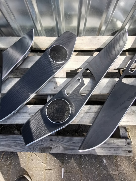 фото №6, Mercedes w253 glc dekor планка двері декоративна панель дерево оригінал