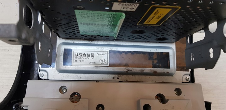 фото №5, Радио cd панель кондиционера рестайлинг eu honda jazz ii 05-08