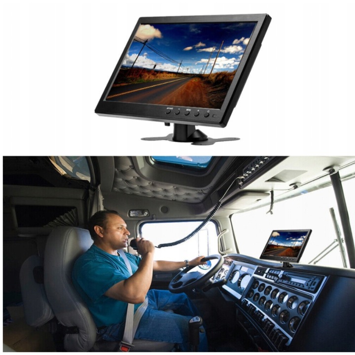 фото №6, Портативный автомобильный монитор lcd hd 10,1'' hdmi/bnc/vga/av з кронштейн