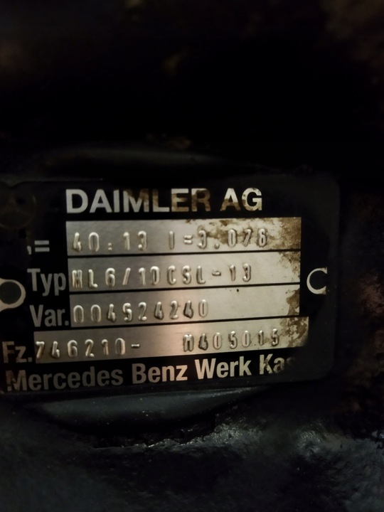 фото №2, Корпус моста чехол mercedes actros mp2 mp3 2011r hl6