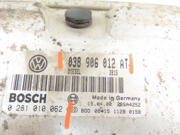 фото №11, Блок управления seat leon i 1m1 1.9 tdi - agr 0281010062 038906012at