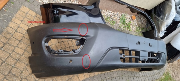 фото №14, Ford transit mk8 рестайлинг 18- kk31-17f003 бампер переднее перед