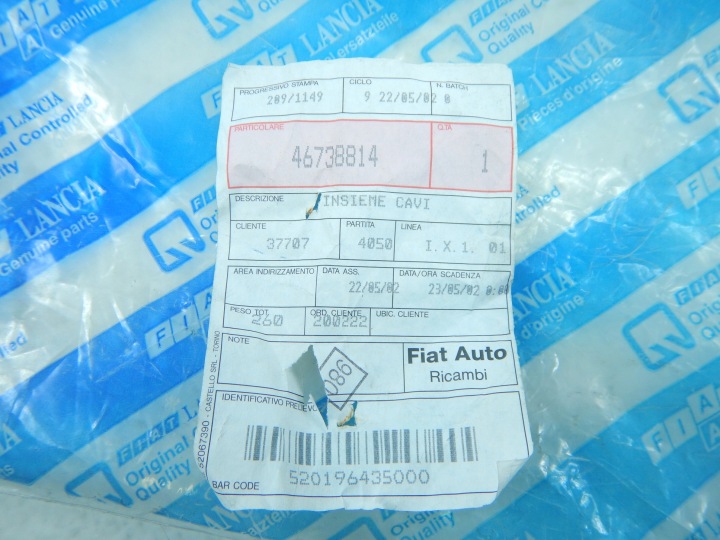 фото №11, Жгут air bag консоли fiat multipla 98-10 / 46738814