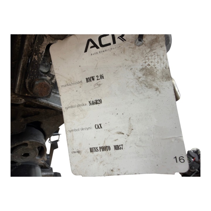 фото №11, Двигатель n46b20 n46b20b bmw x1 e84 e90 e91 e92 e93 e46 e81 e87 2.0 i бензин