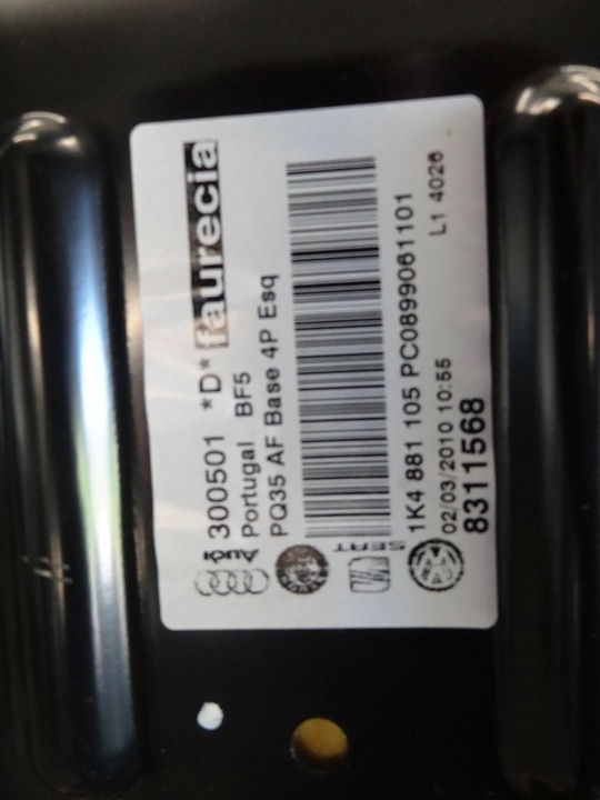 фото №12, Seat altea 2010 рестайлінг сидіння водія лівий перед 1k4881105