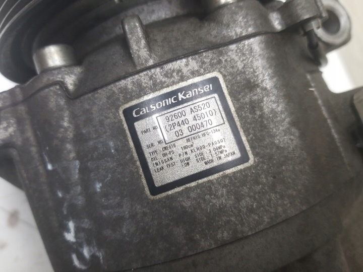 фото №7, Компрессор насос кондиционера infinity fx45 4.5b vk45 vk45de nissan as520