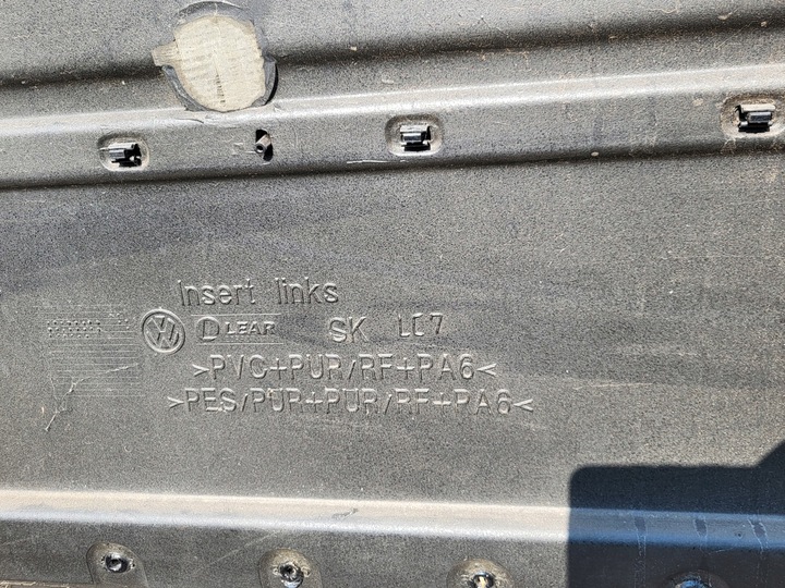 фото №11, Боковина оббивка двері зсувних лівих vw t5 multivan оригінальний номер чорний