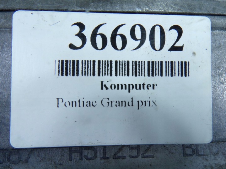 фото №15, Pontiac grand prix 3.4 3.8 бензин блок управления двигателем (эбу, компьютер двигателя) 16227797