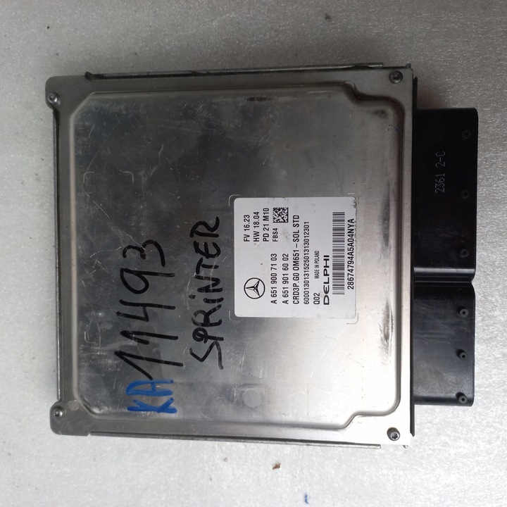 фото №8, Sprinter 910 907 a6519007103 набір стартовий комп'ютер ключ модуль ключ