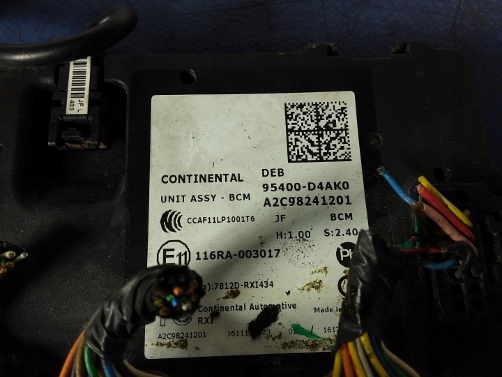 фото №4, Kia optima iv блок керування  комфорту bcm 95400-d4ak0