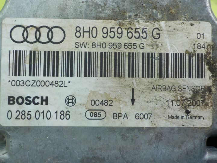 фото №6, A4 b7 s-line cabrio 2.0 tfsi 07r модуль датчик подушка 8h0959655g 0285010186