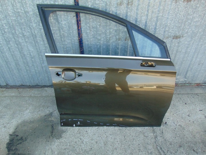 фото №2, Дверь правые перед citroen c4 ii b7 коричневые код краски kdk
