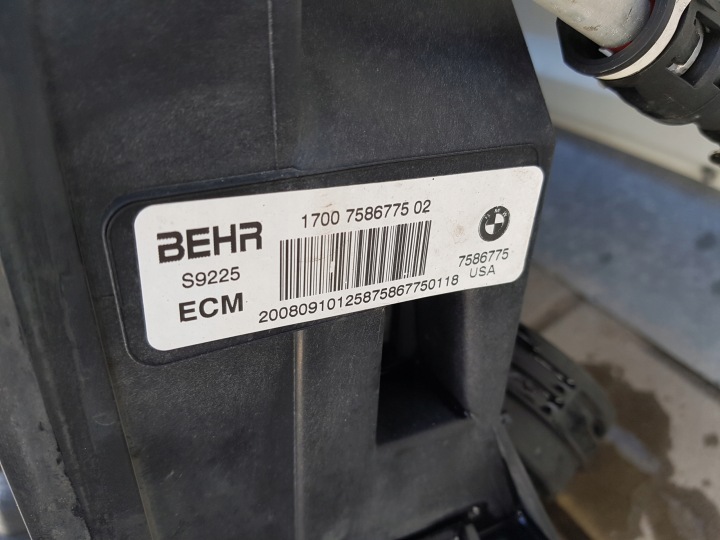 фото №7, Bmw x5 e70 06-09r 3.0 d радіатор вентилятор автомат