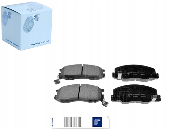 фото №1, Блакитний print adt34288 набір гальмівні колодки гальмівних, гальма дискові