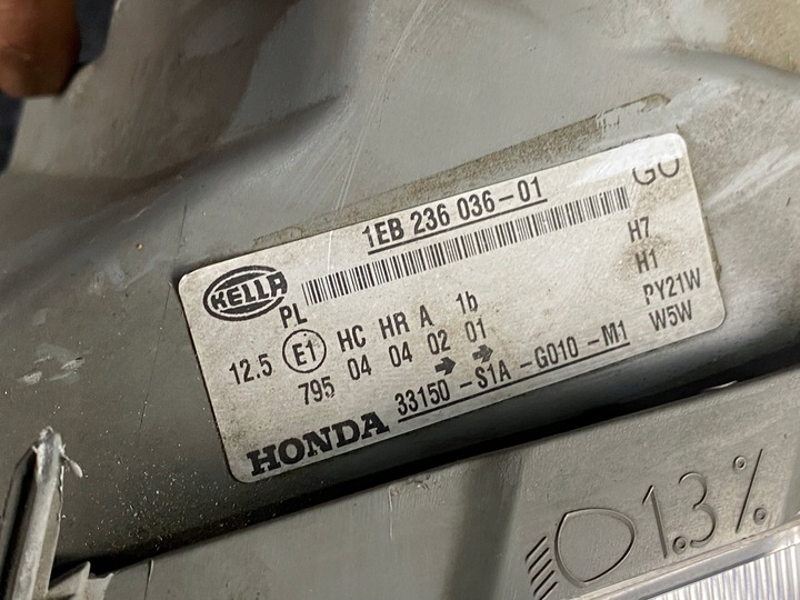 фото №8, Honda accord vi 6 лампа права ліва перед передня