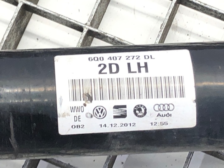 фото №5, Полуось правый перед skoda fabia ii 6q0407272dl 1.4 86km 06-14 шарнир