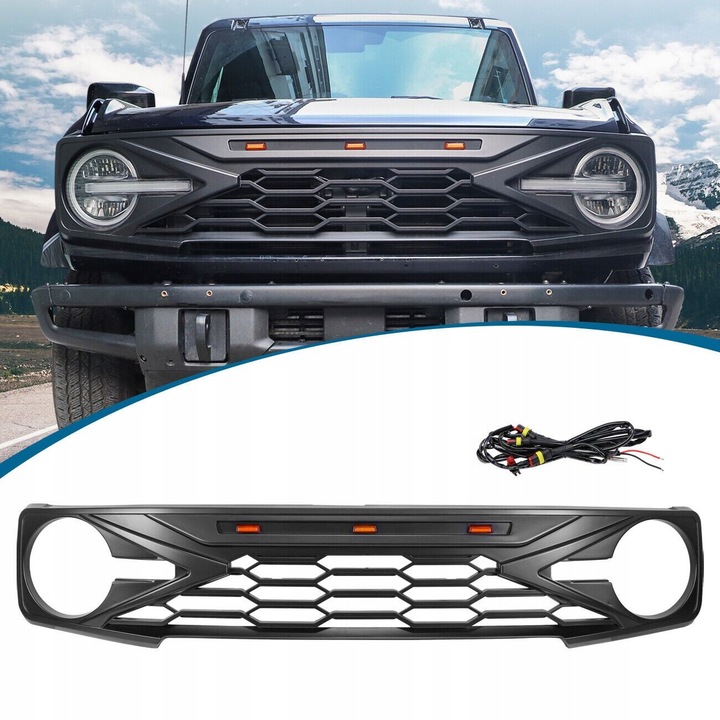 фото №1, Решітка радіатора переднє ford bronco 2021-2023