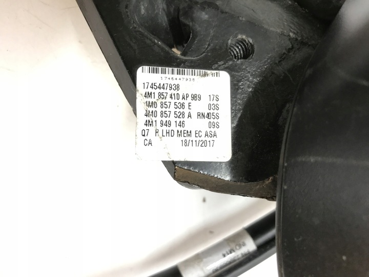 фото №15, Дзеркало праві зовнішні 15pin audi q7 ii 4m 4m1857410