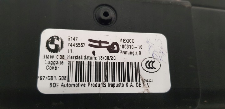 фото №6, Ролета багажника bmw x3 g01 7445557