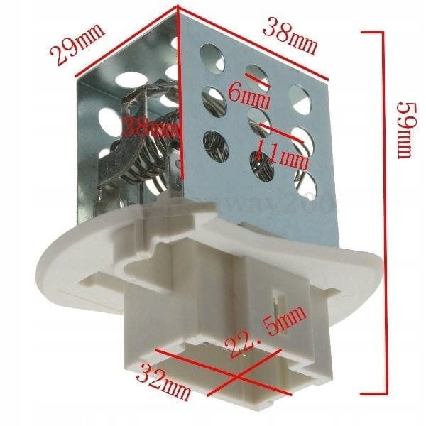 фото №9, Резистор резистор вентилятор master movano interstar