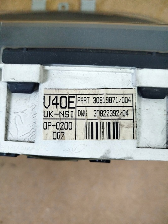 фото №6, Спидометр спидометр volvo v40 30822392