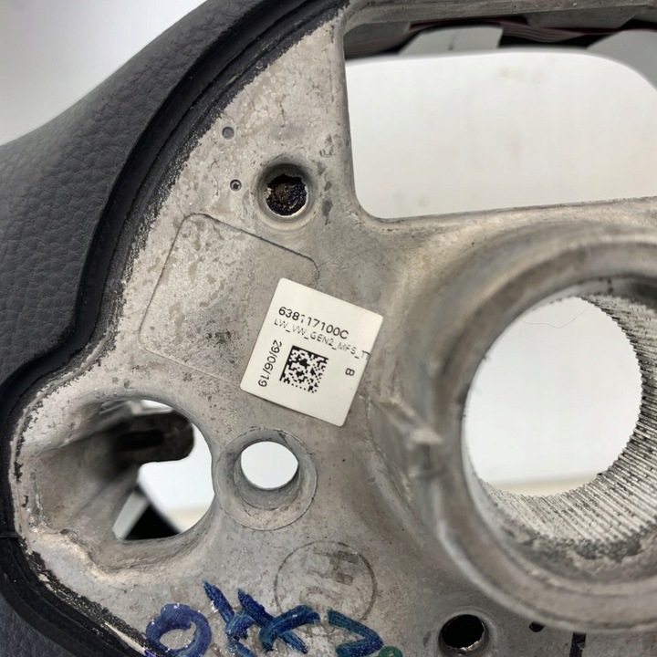 фото №14, Кермо з підігрівом шкіра r-line з підігрівом vw passat b8 3g рестайлінг 20r