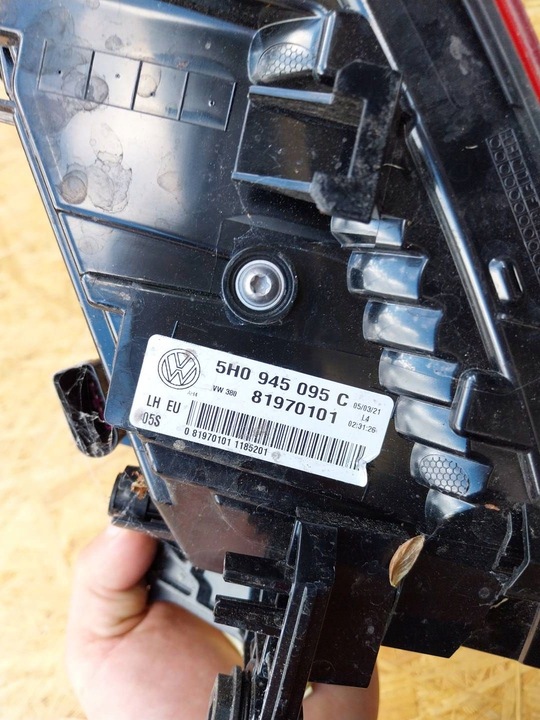 фото №8, Лампа зад задня ліва vw golf viii 5h0945095c