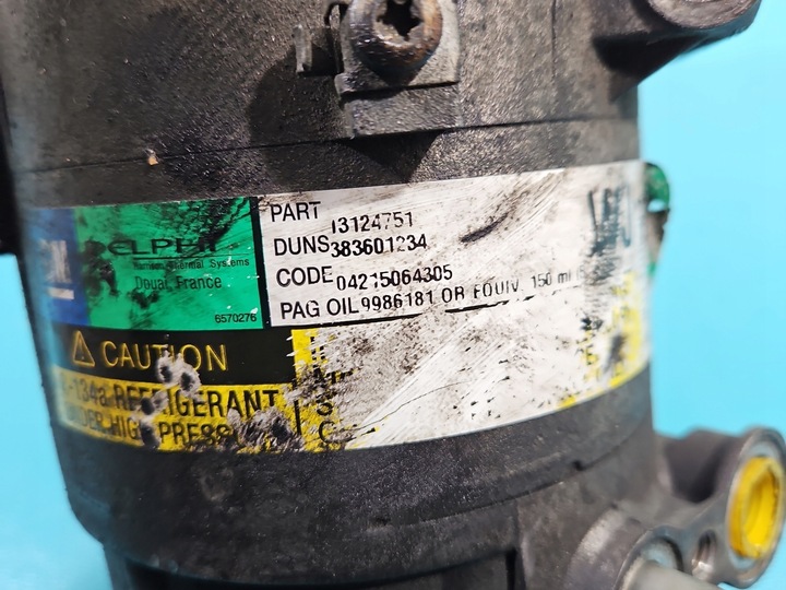 фото №8, Компрессор кондиционера компрессор opel astra iii h 3 1,7 cdti