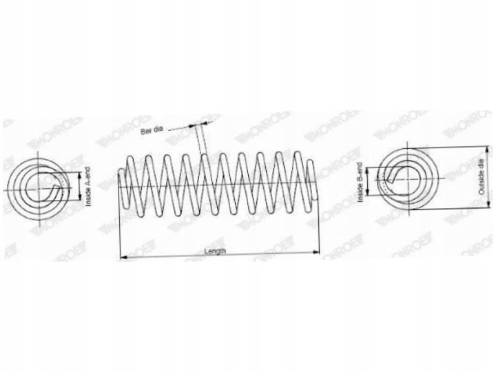 фото №2, Пружини зад monroe se3370