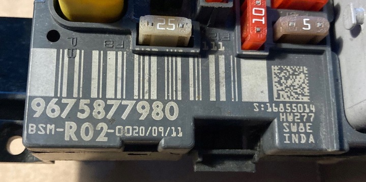 фото №8, Модуль bsm citroen c5 c4 peugeot 3008 407 5008 новий оригінальний 9807028580