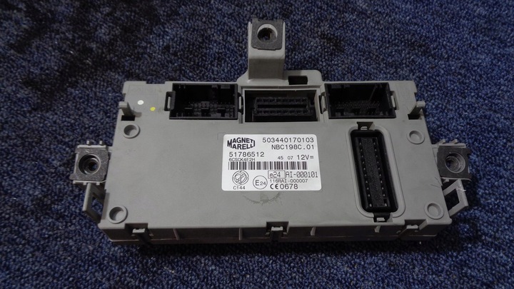 фото №10, Компьютер замок зажигания bsi fiat bravo 2 ii 1.9 8v m-jet 55207103 0281013577