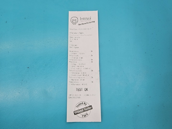 фото №6, Тест генератор opel signum 13125525 3.0 cdti