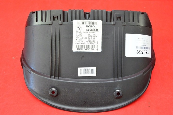 фото №6, Спідометр  прилади eu 1025440-31 bmw e90 e91 2.5i 218 km 04-10