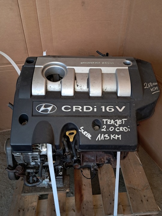фото №1, Двигатель 2.0crdi d4ea 113km комплектный trajet tucson sportage film з работы